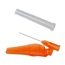 HYPOD SFTY NDL ORG 25GA X.625 BX 100