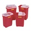 SHARPS CONT RED 9GAL GASKET 8/CS #305601