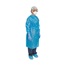 GOWN POLY COATED LG KNIT CUFF LT BLUE 24/CS