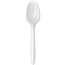 SPOONS PLASTIC MED WHITE 1000/CS
