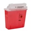 CONTAINER SHRP 5QT RED W/COUNTER BALANCE LID 20/CS