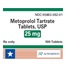 METOPROLOL TARTRATE TAB 25MG 100/BT