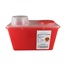 CONTAINER SHARPS RED 4 QT CHIMNEY TOP ROTOR  40/CS